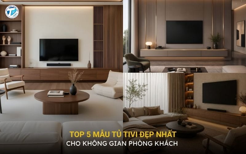 Top 5 Mẫu Tủ Tivi Đẹp Nhất Cho Không Gian Phòng Khách